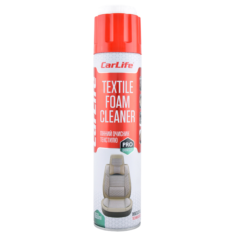 CarLife TEXTILE FOAM CLEANER, 650 ml image