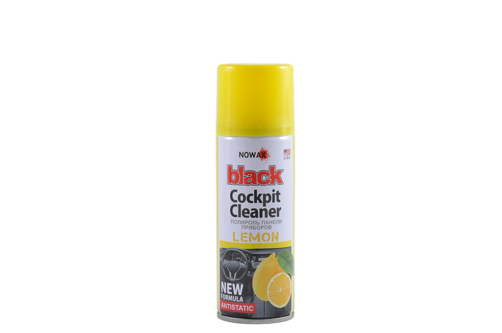 Поліроль для панелі приладів NOWAX Black Spray Lemon, 200мл image