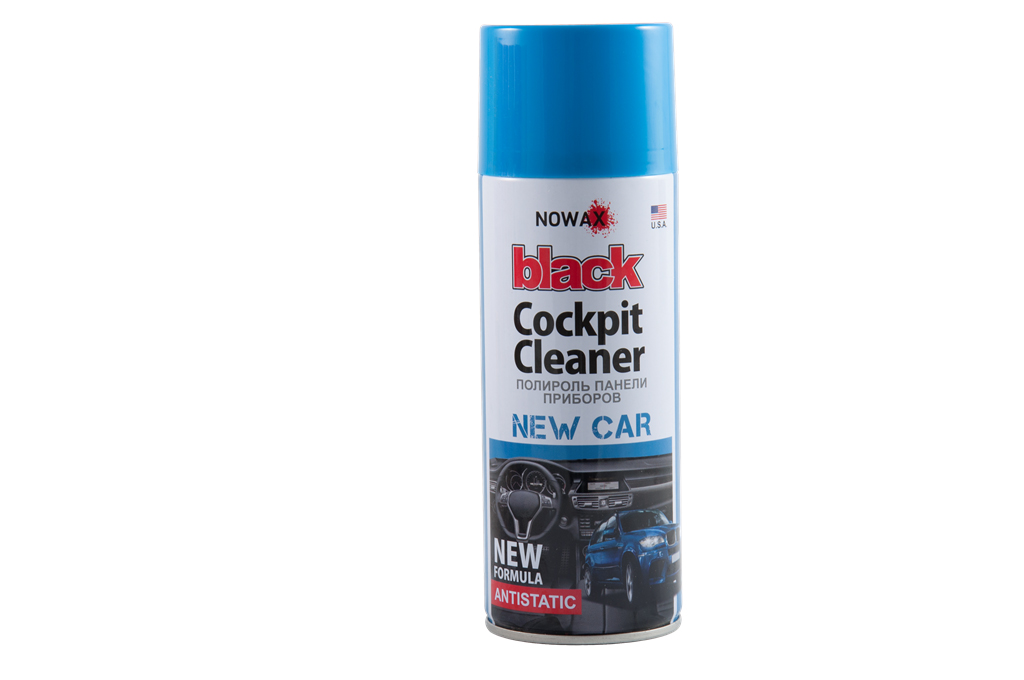 Полироль для панели приборов NOWAX Black Spray New Car, 450мл image