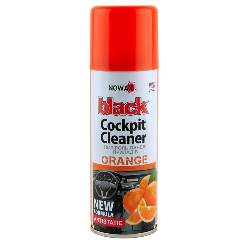 Поліроль для панелі приладів NOWAX Black Spray Orange, 200мл image