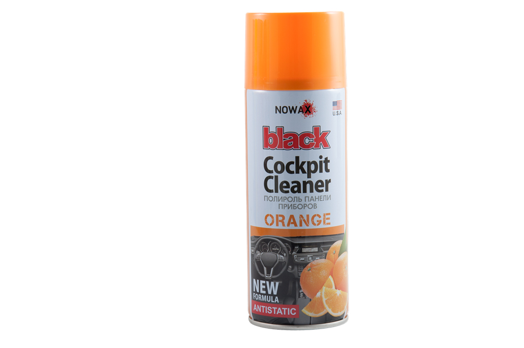Полироль для панели приборов NOWAX Black Spray Orange, 450мл image