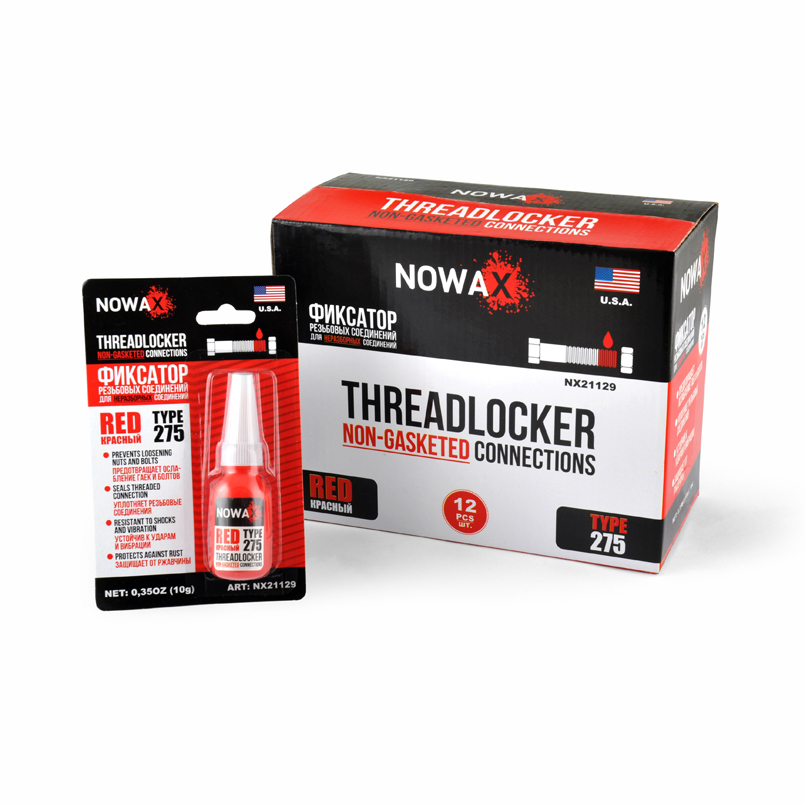 Thread lock for Nowax non-separable connections, red image