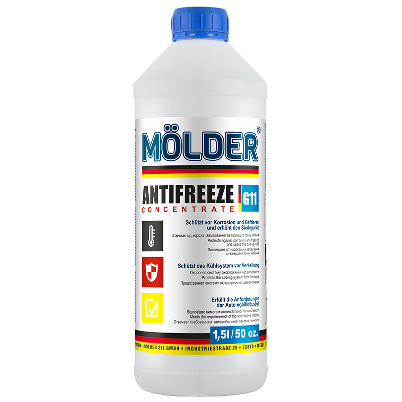 Antifreeze MOLDER concentrate, blue, 1.5L image