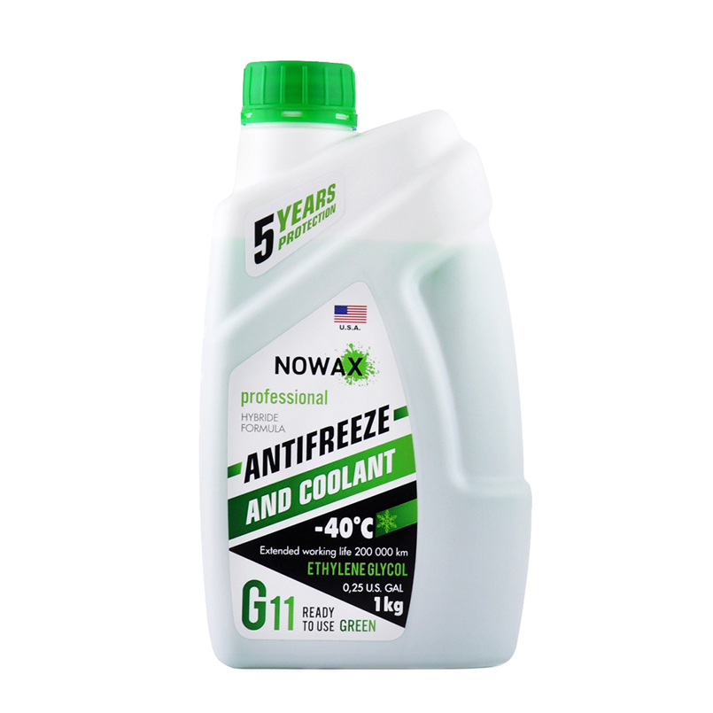 Antifreeze NOWAX GREEN G11, green 1kg image