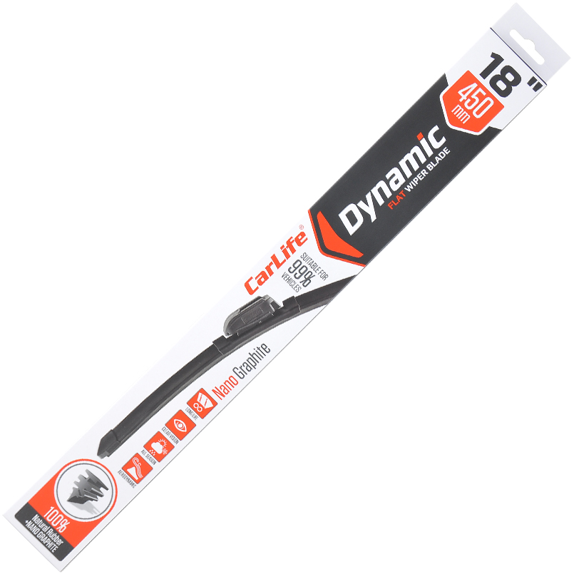 Flat wiper blade CarLife DYNAMIC 18/450mm image