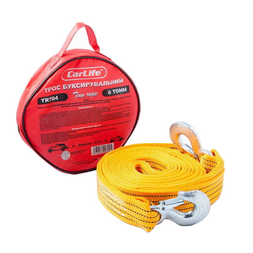 Tow rope CarLife TR704 6 t, 5.5 m image