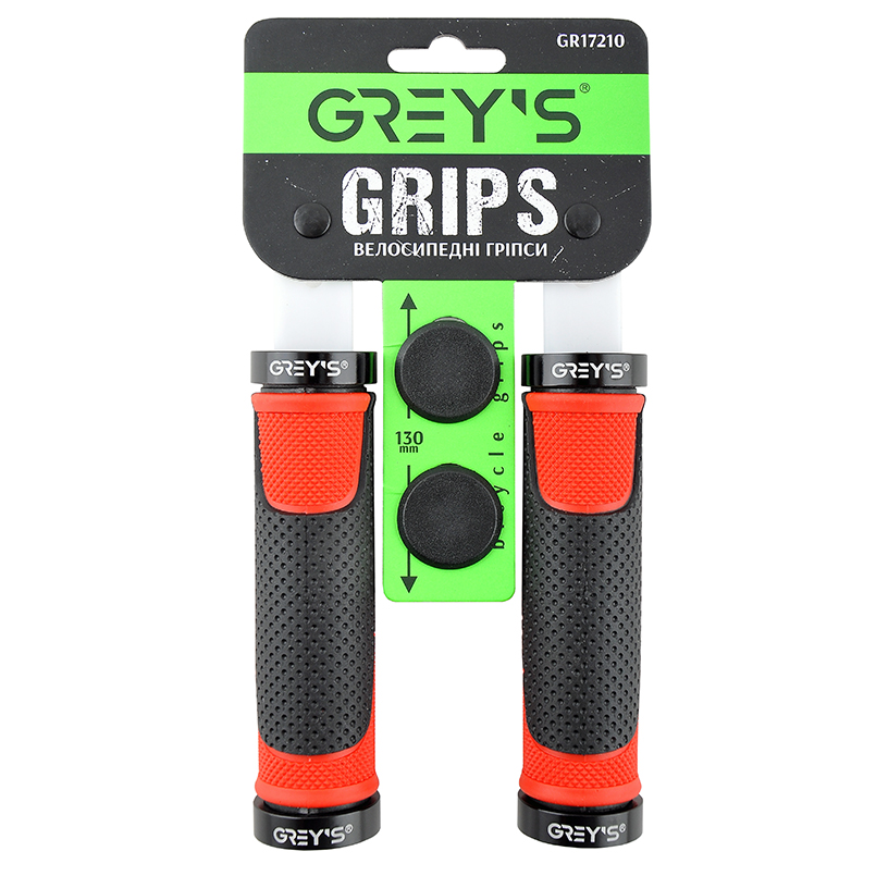 Handlebar grips Grey's GR17210 with rubber coating 2pcs image
