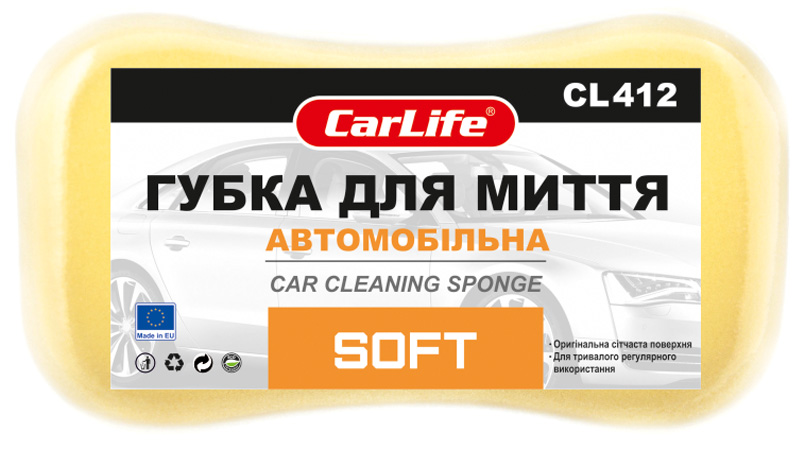 Губка для авто CarLife Soft CL-412 image