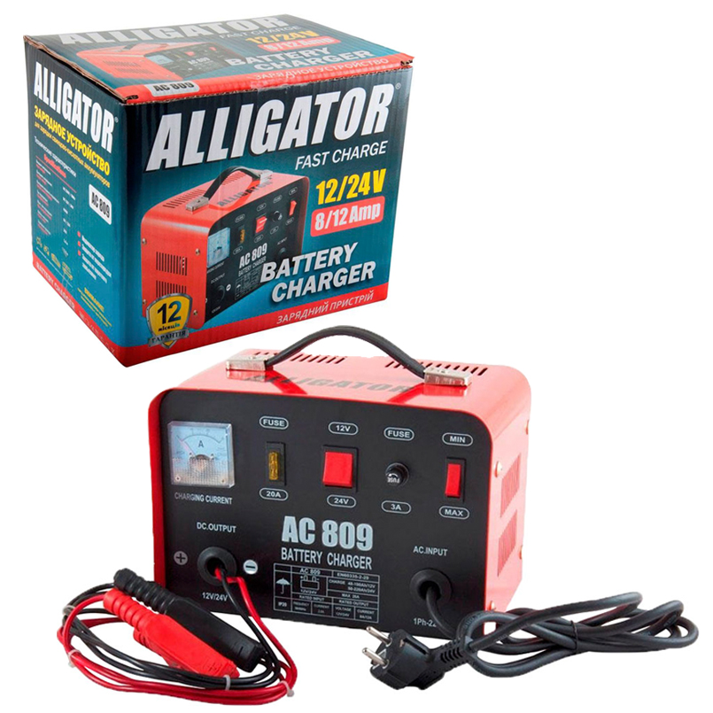Battery charger Alligator AC809 12 / 24V, 20A image