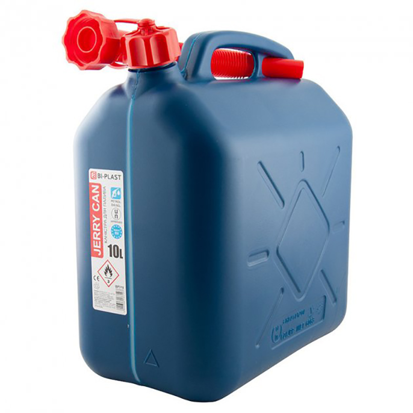Plastic canister with Bi-Plast HDPE watering can, 10L image
