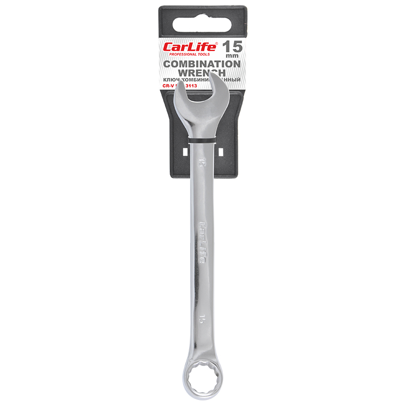 Combination wrench CarLife WR4015 CR-V, 15mm image