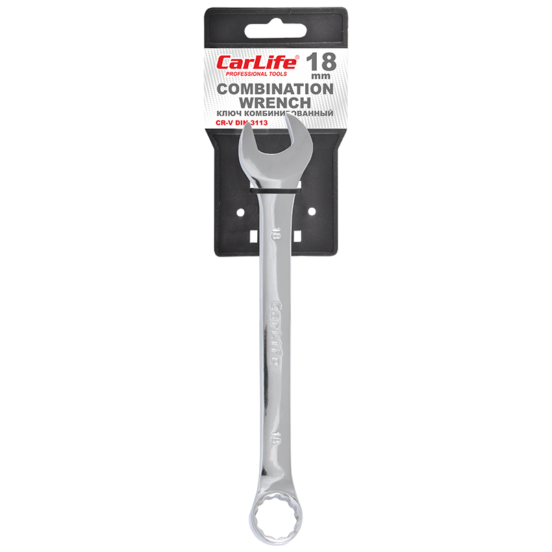 Combination wrench CarLife WR4018 CR-V, 18mm image