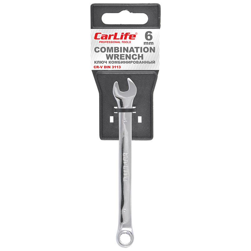 Combination wrench CarLife WR4006 CR-V, 6mm image