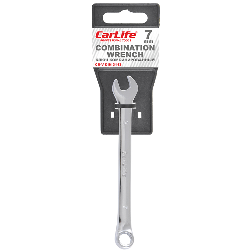 Ключ комбинированный CarLife WR4007 CR-V, 7мм image