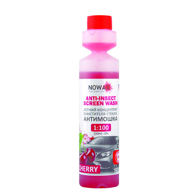 Nowax Anti Insect Cherry window cleaner, concentrate, 250 ml image