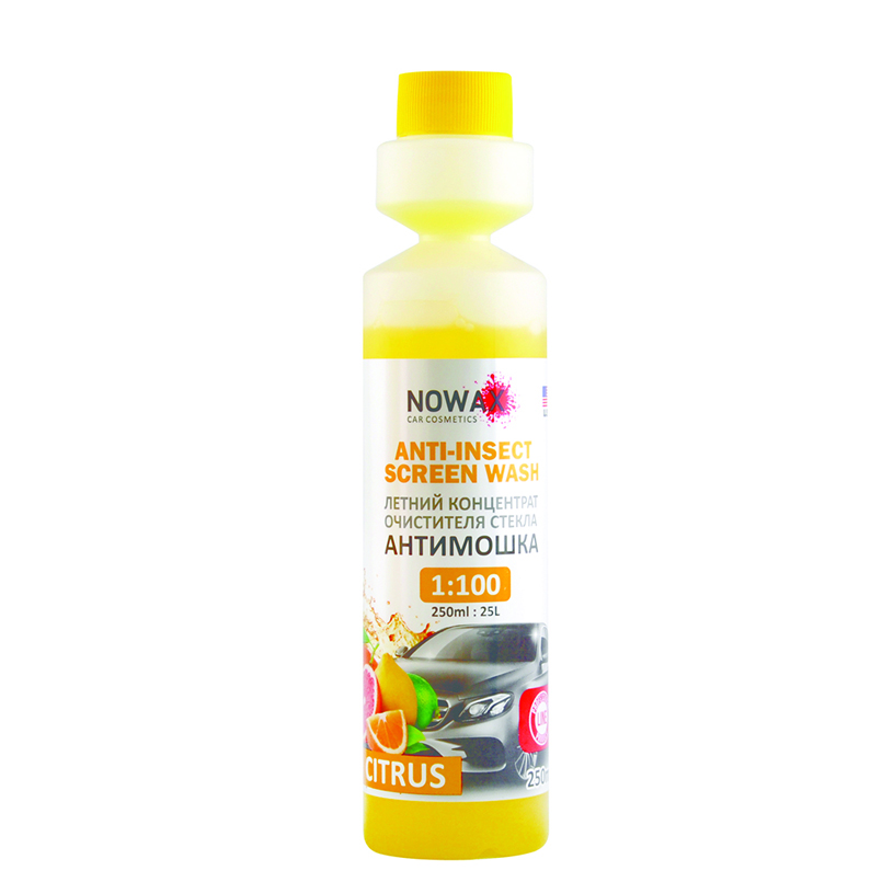 Nowax Anti Insect Citrus window cleaner, concentrate, 250 ml image