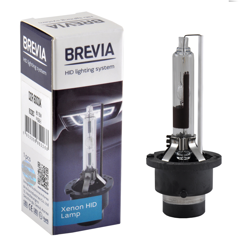 Ксенонова лампа Brevia D2R, 6000K, 85V, 35W PK32d-3, 1шт image