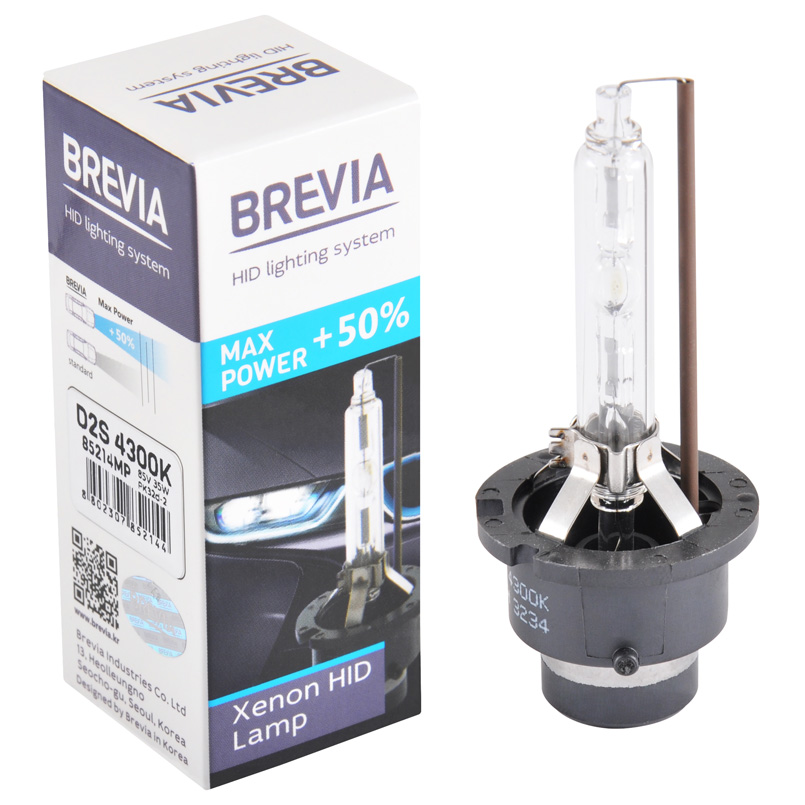 Xenon lamp Brevia D2S +50%, 4300K, 85V, 35W PK32d-2, 1pc image