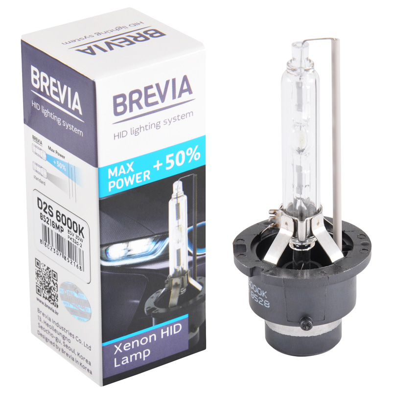 Xenon lamp Brevia D2S +50%, 6000K, 85V, 35W PK32d-2, 1pc image
