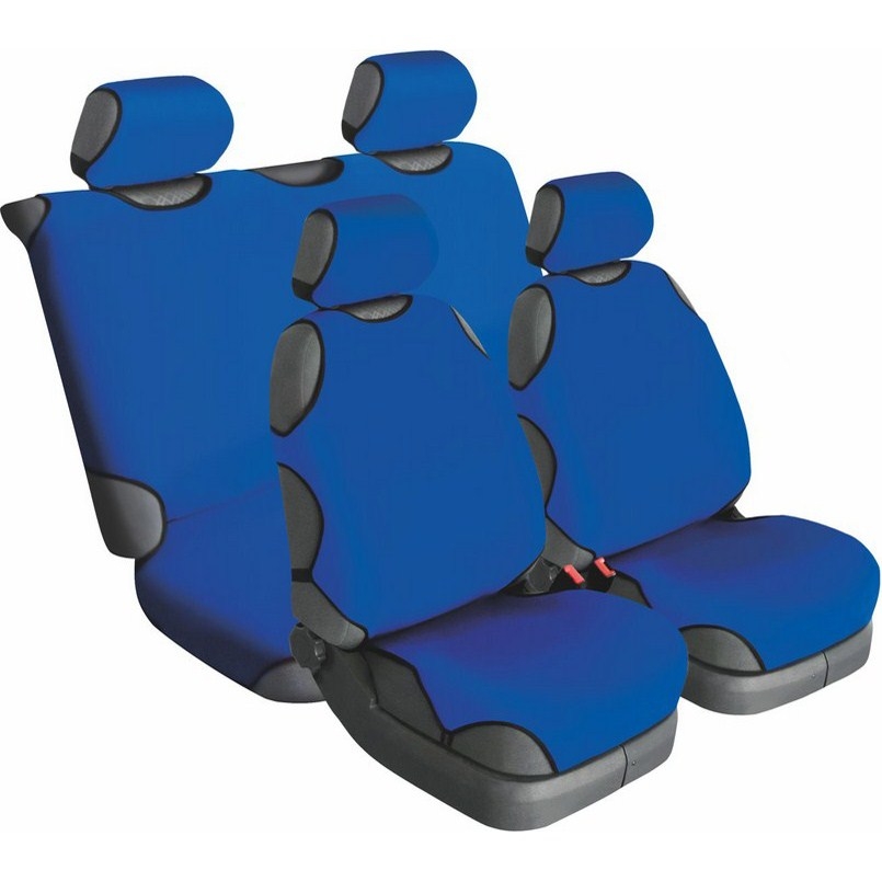 Universal Beltex Cotton seat covers, 4 pieces, blue image
