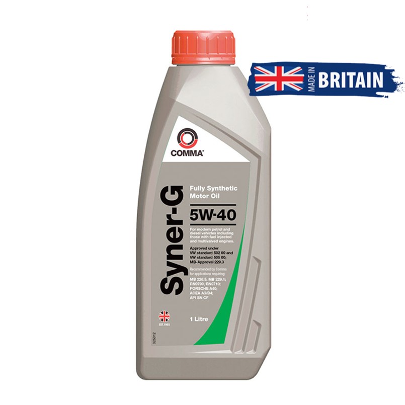 Engine oil Comma SYNER-G 5W-40 1L image