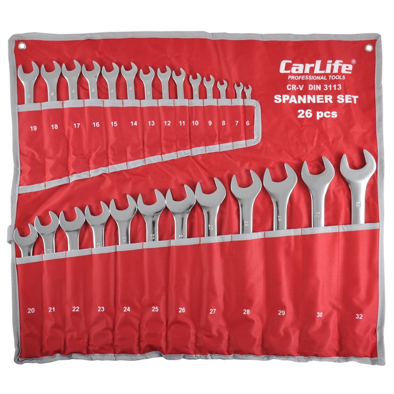 Набір ключів CarLife WR4226 CR-V, 6-32мм, 26шт image