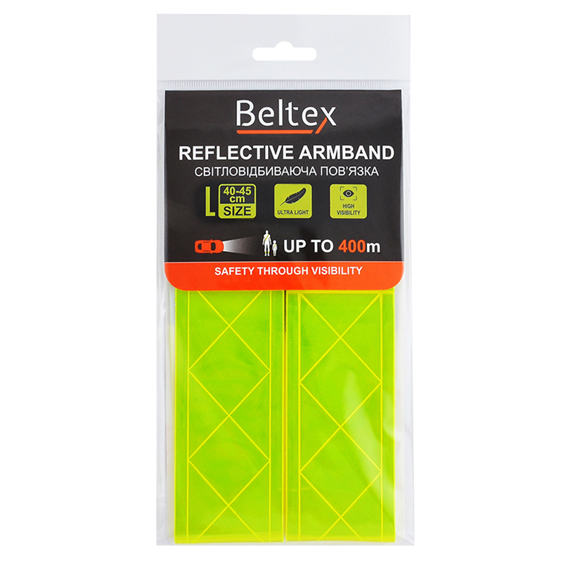 Light-reflecting bandage Beltex L 40-45 cm, green image