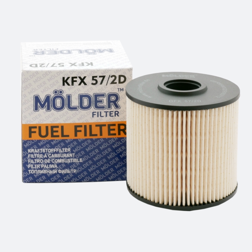 Fuel filter Molder Filter KFX 57/2D (95021E, KX67/2DEco, PU10461X) image