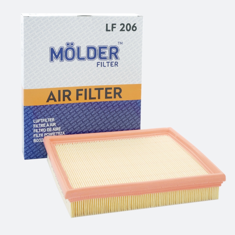 Фільтр повітряний Molder Filter LF 206 (WA6249, LX316, C2598) image