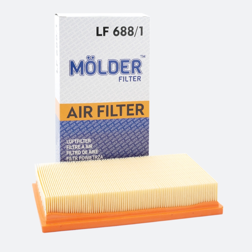 Air filter Molder Filter LF 688/1 (WA6535, LX798/1, C27743KIT) image
