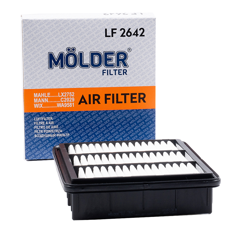Фільтр повітряний Molder LF2642 (WA9581, LX2752, C2029, AP1777) image