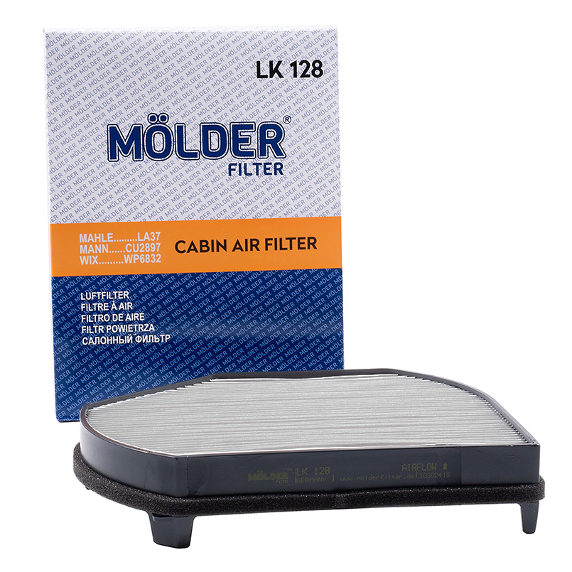 Air filter Molder LK128 (WP6832, LA37, CU2897, K1016) image