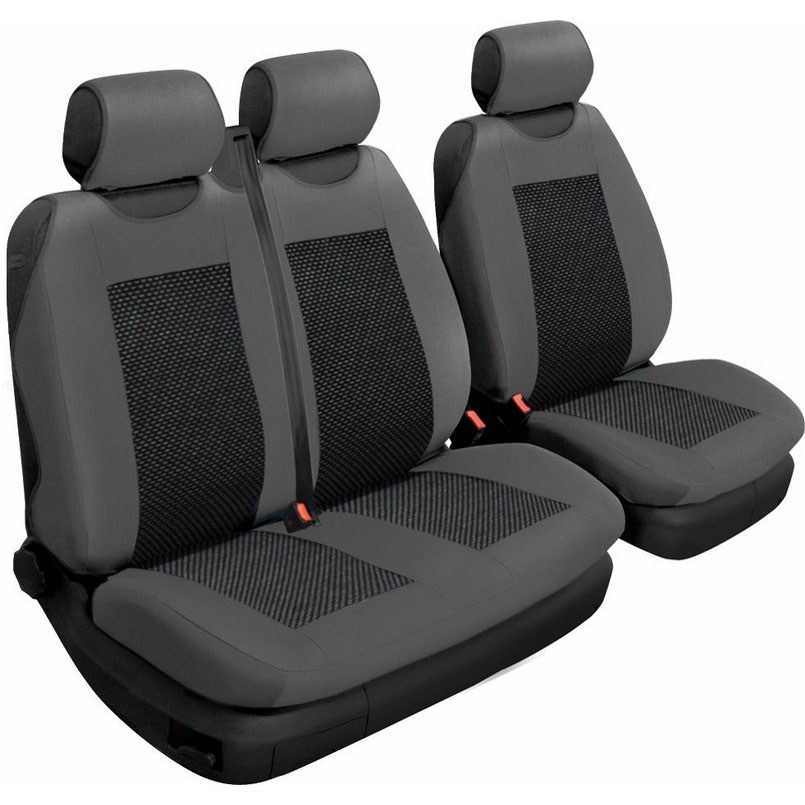 Universal Beltex Comfort seat covers, 2 + 1 set, graphite image