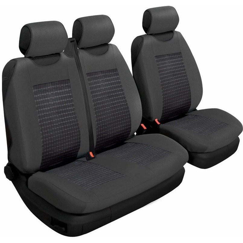 Universal Beltex Comfort seat covers, 2+1 set, black image