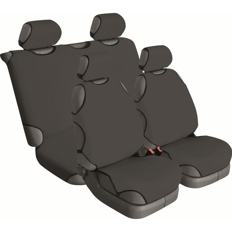 Universal Beltex Delux seat covers, set of 4, graphite image