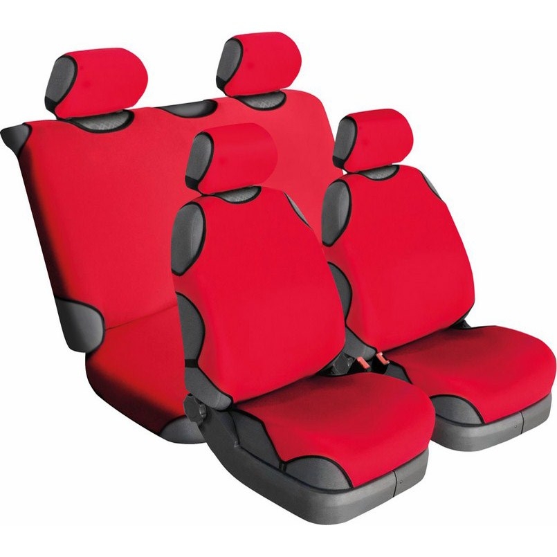 Universal Beltex Delux seat covers, set of 4, red image
