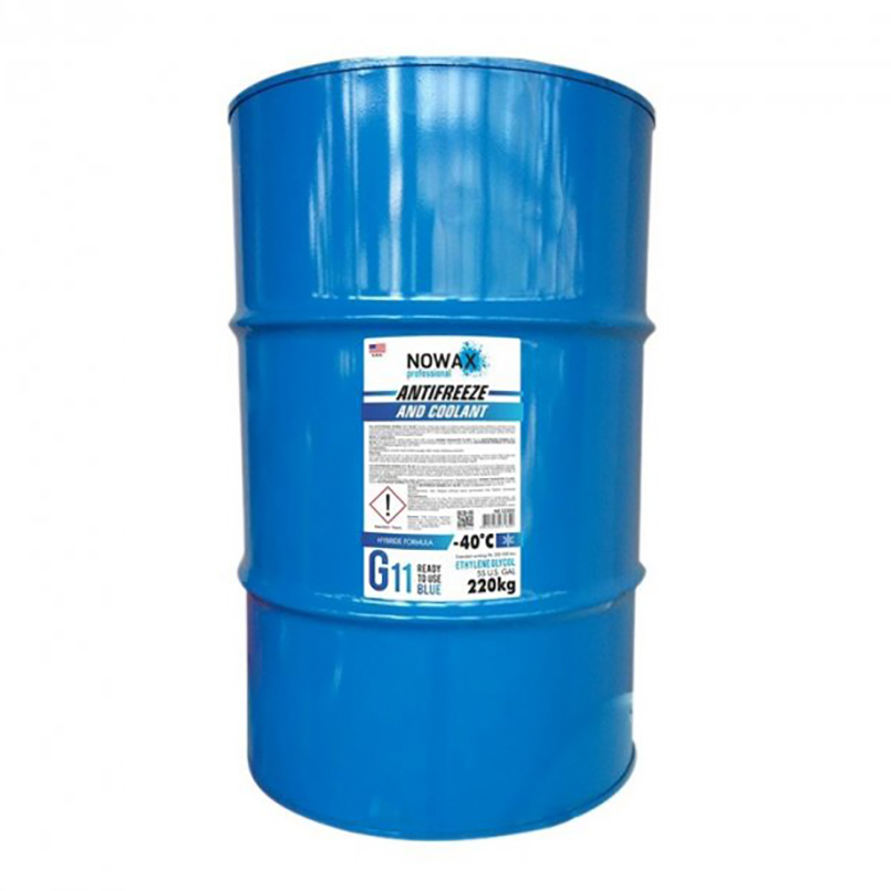 Antifreeze NOWAX BLUE G11, concentrate, blue, 220kg image