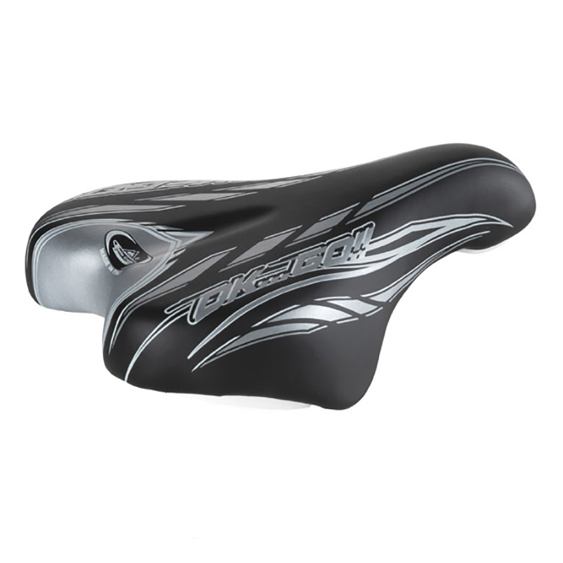 Bicycle saddle Selle Monte Grappa Junior OK-GO SMG-09951, black and gray image
