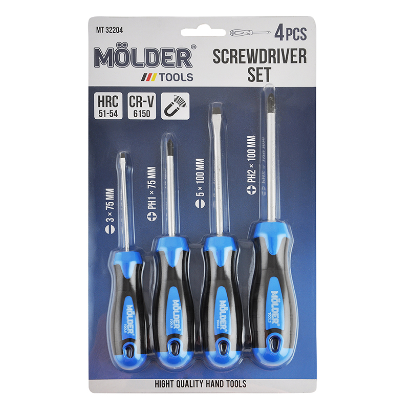 Set of screwdrivers Molder MT32204 4 pcs image