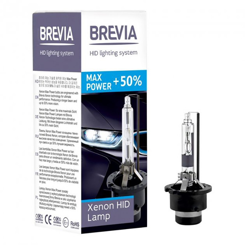 Xenon lamp Brevia D2R +50% 5500K 85V 35W PK32d-3 1pc image
