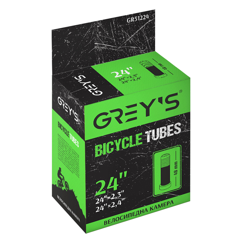 Камера для велосипеда Grey's 24"x2,3/2,4 AV 48мм image