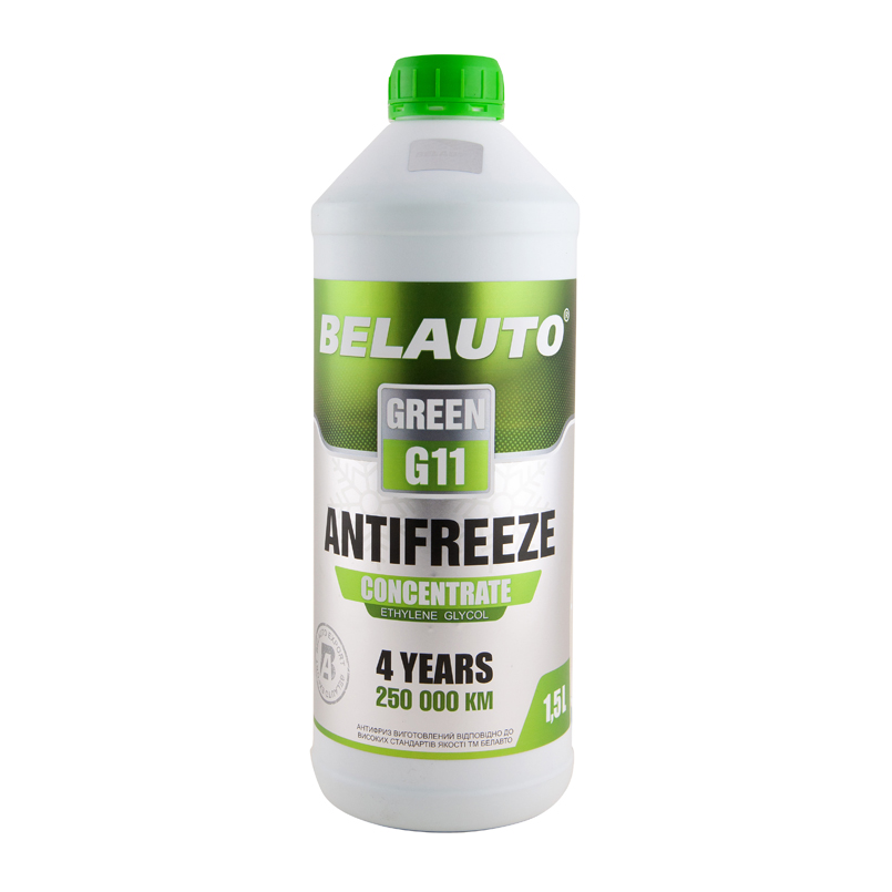 Antifreeze BELAUTO GREEN G11 concentrate, green 1.5L image