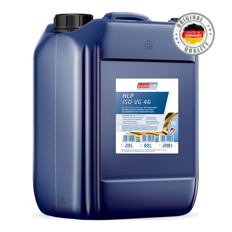 Hydraulic oil EuroLub HLP ISO-VG 46 20L image