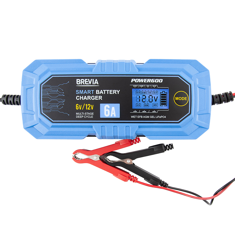 Зарядное устройство для АКБ Brevia Power600 6V/12V 6A image