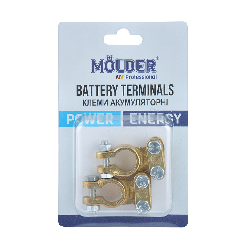 Battery terminals Molder MA21160 brass image