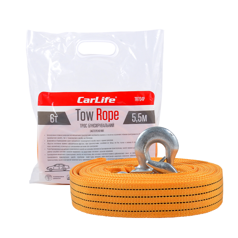 Tow rope CarLife TR704/P 6t, 5.5m image