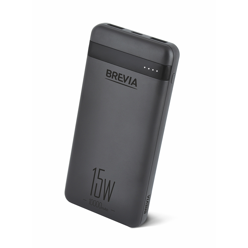Універсальна мобільна батарея Brevia 10000mAh 15W Li-Pol image