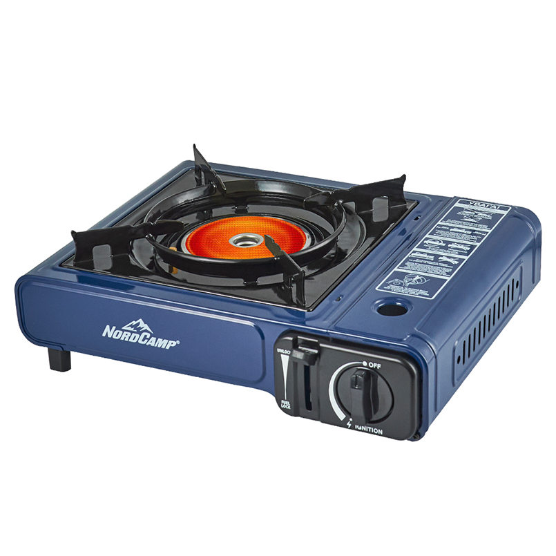 Nord Camp 1.75 kW portable gas stove with infrared piezo ignition image