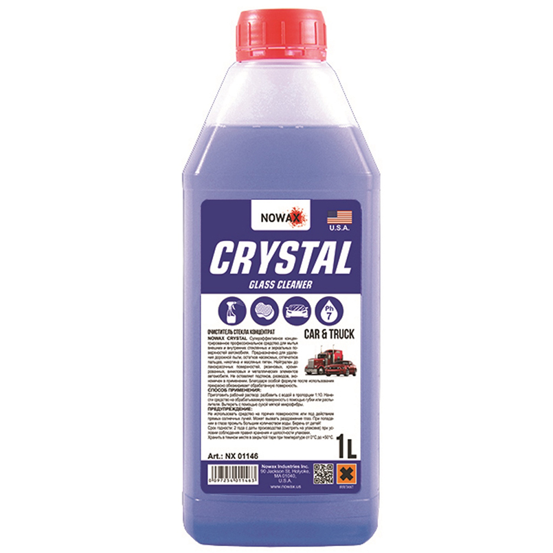 NOWAX CRYSTAL GLASS CLEANER NX01146 1L image