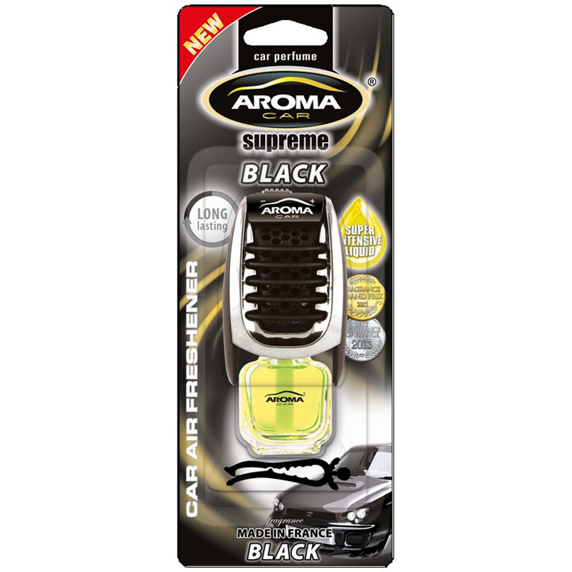 Ароматизатор Aroma Car Supereme Slim Black, 8 мл image